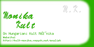 monika kult business card